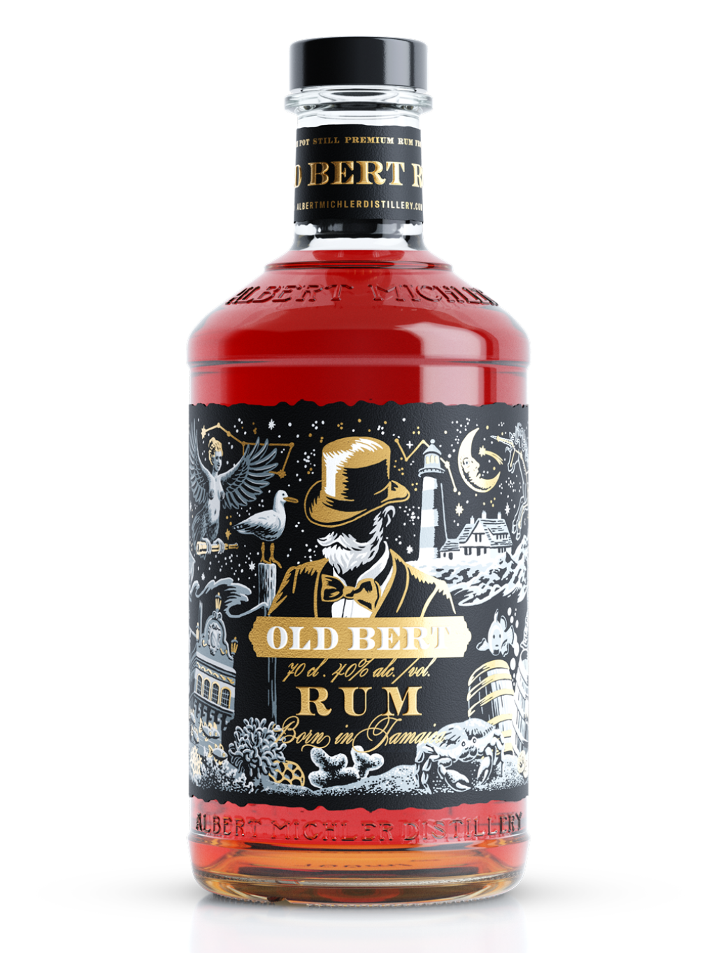 Old Bert Jamaican rum 40% 0.7l
