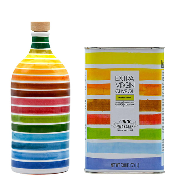 Rainbow jar and can combo