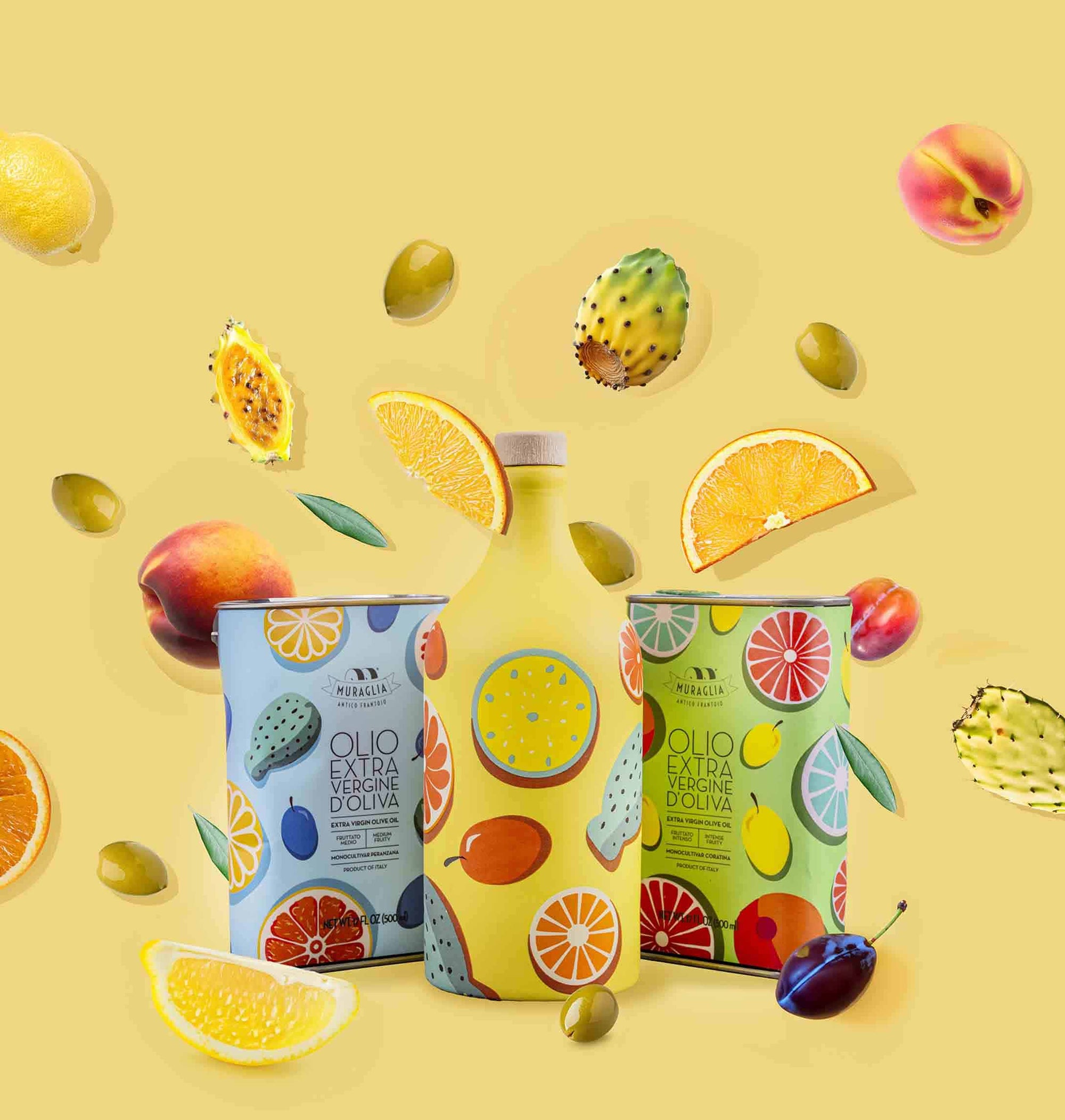 Jarre en céramique Fruits de la Méditerranée