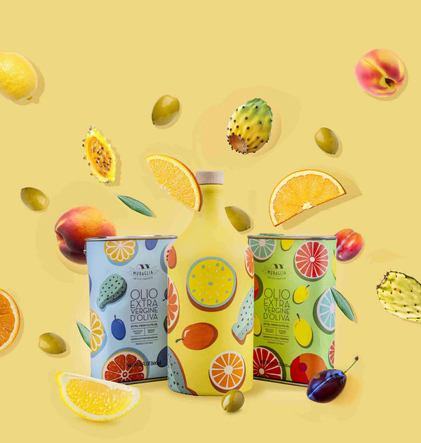 Jarre en céramique Fruits de la Méditerranée