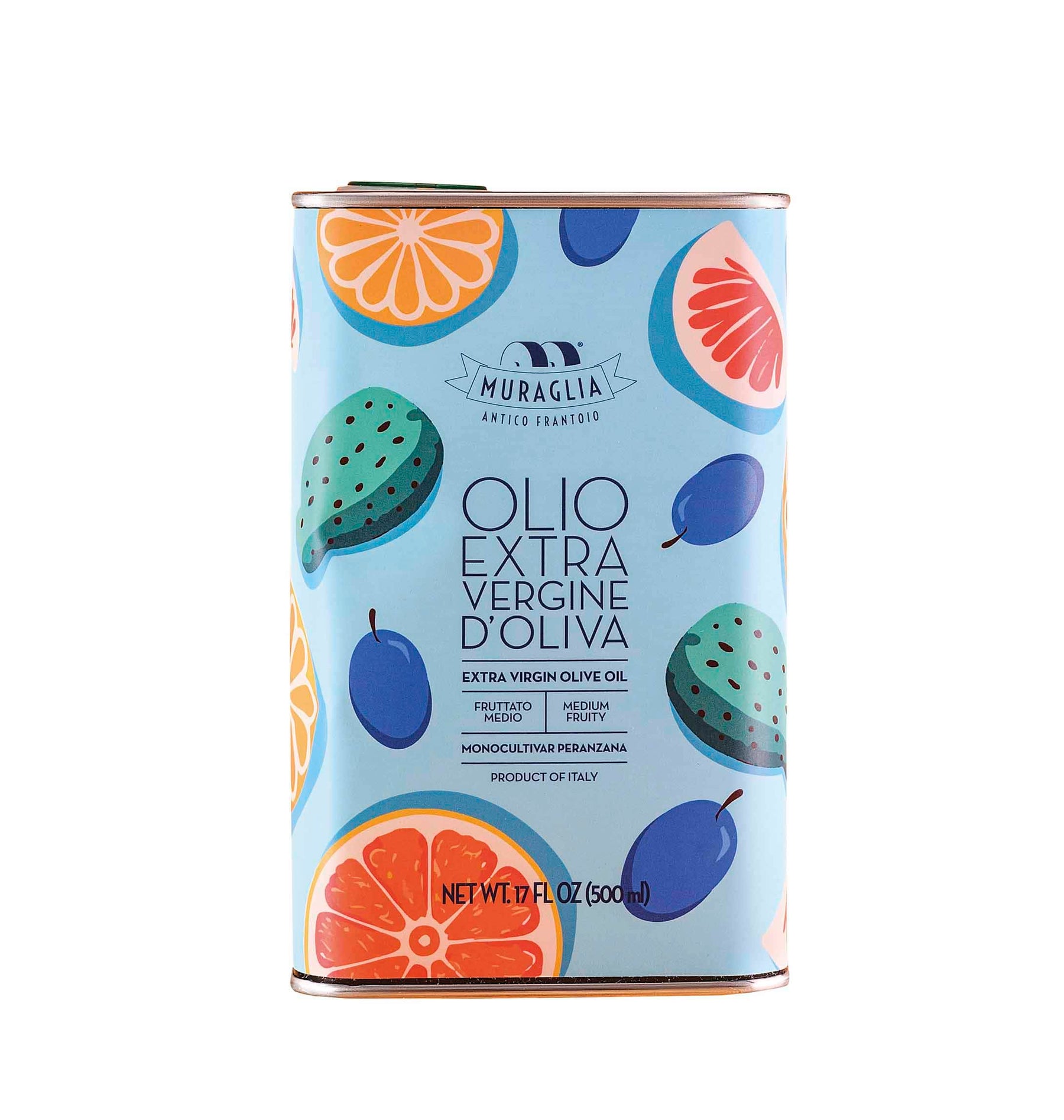 Mediterranean Fruit Can 500ml Light Blue