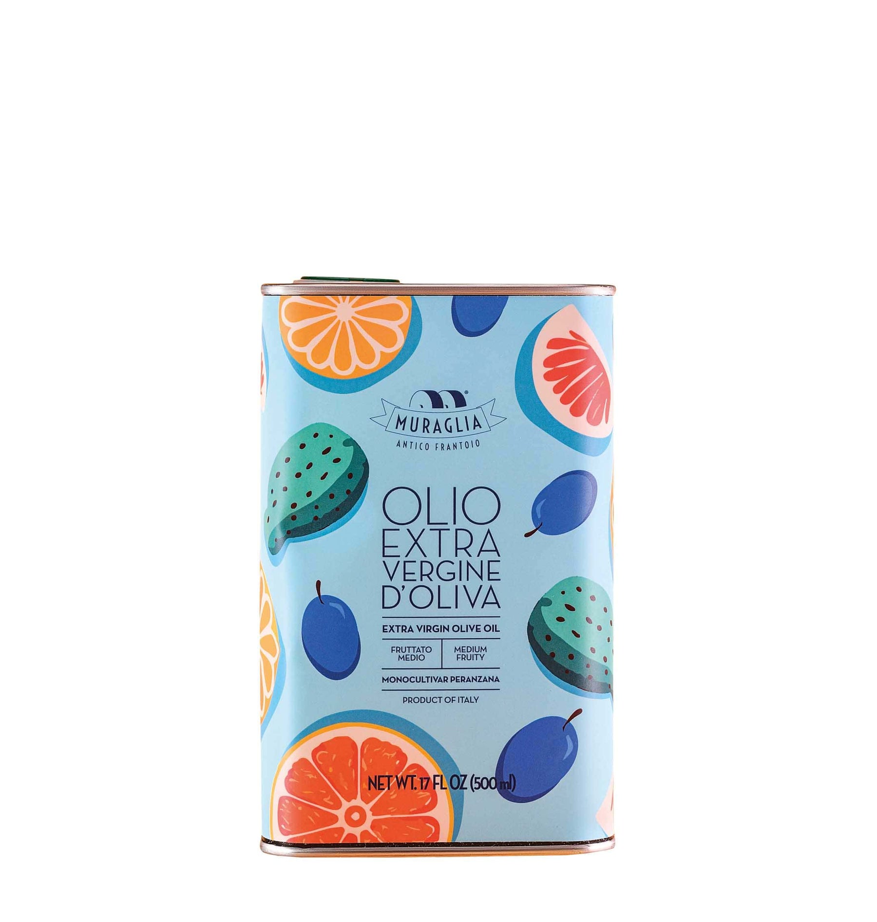 Mediterranean Fruit Can 500ml Light Blue