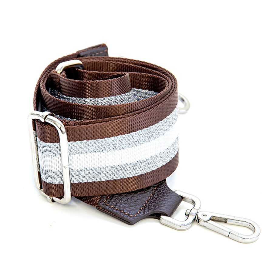 LINE - brown fabric shoulder strap
