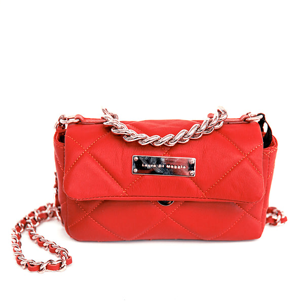 DAISY - borsa da sera trapuntata rossa