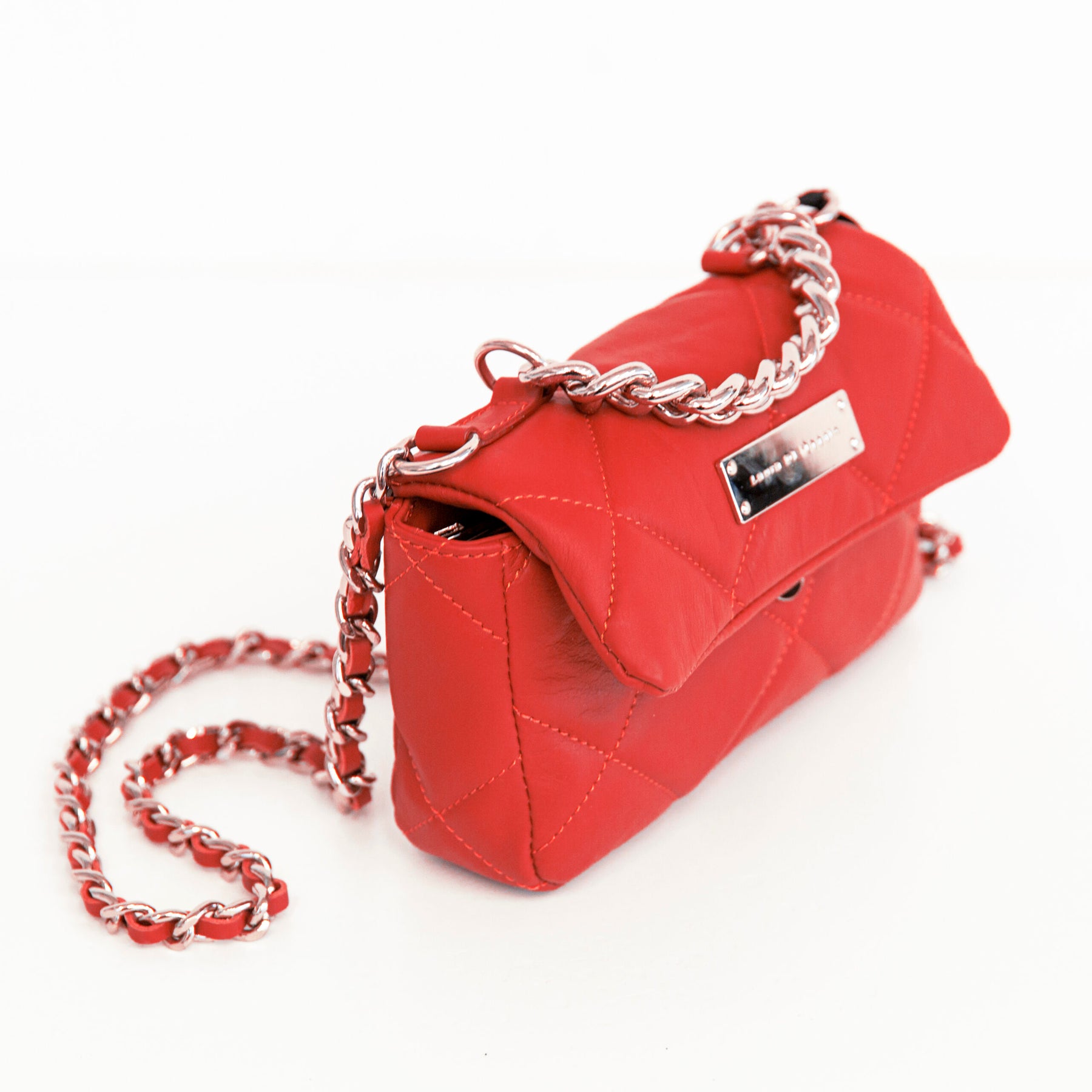 DAISY - borsa da sera trapuntata rossa