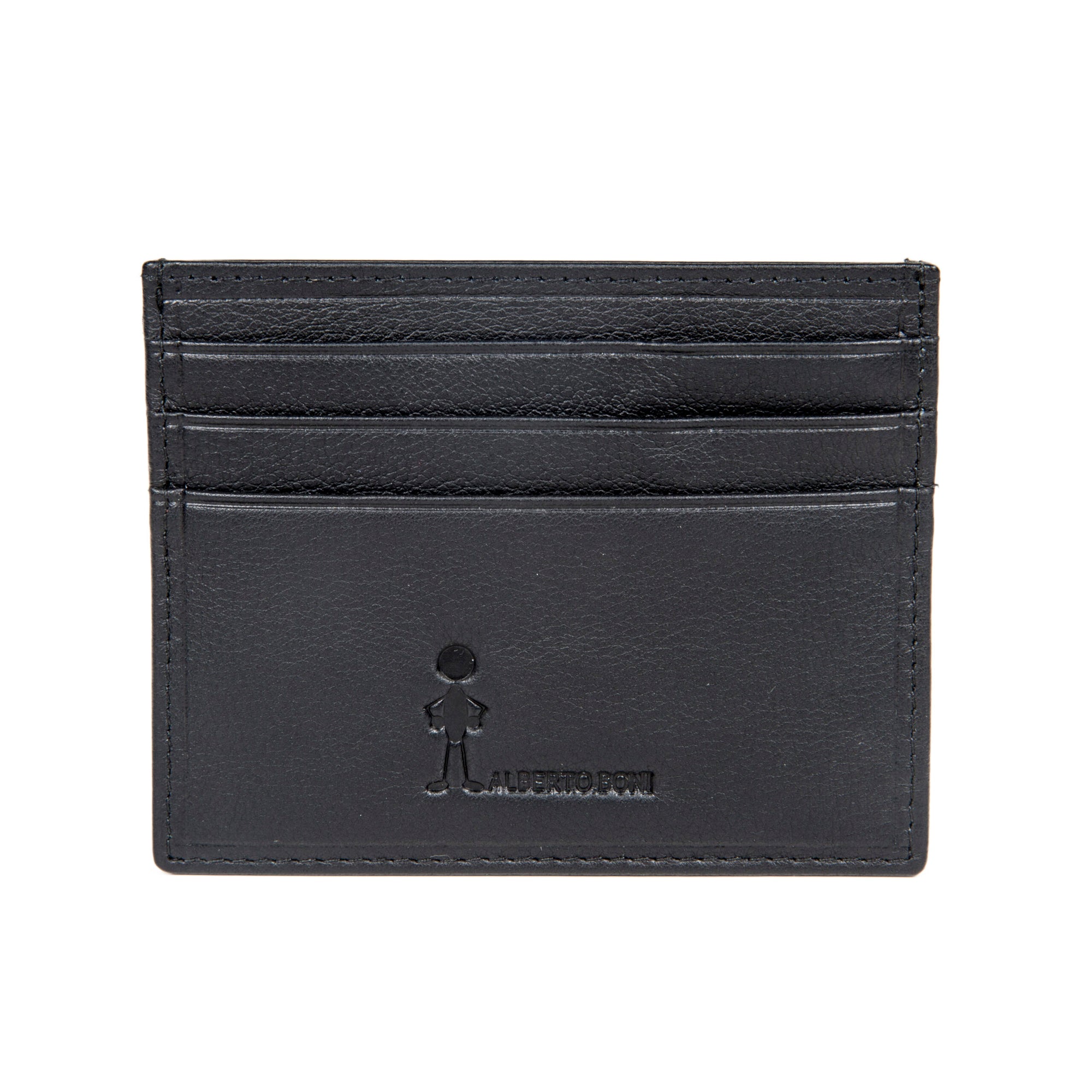Black leather wallet