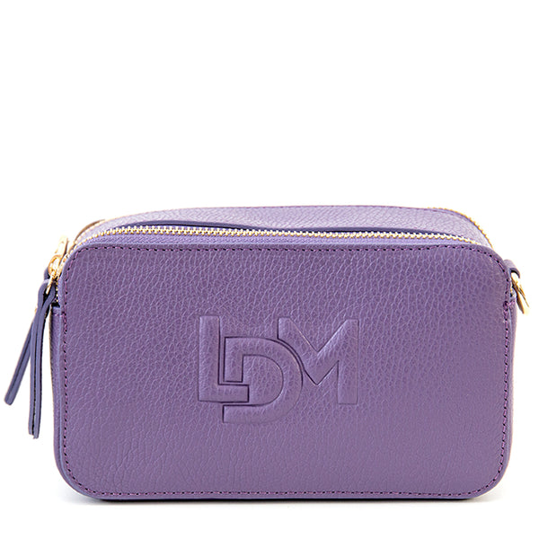 LOIS MINY - Saponetta in pelle dollaro stampata lilla