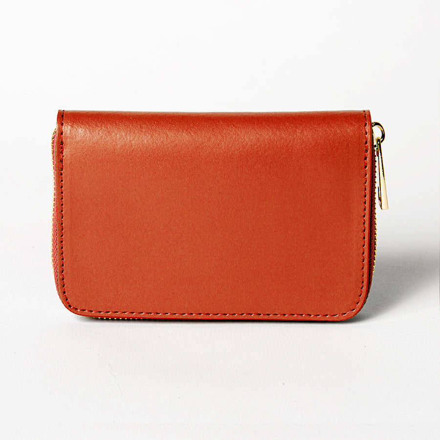 ELEGANT MINI - elegant red leather wallet