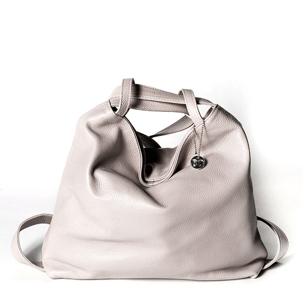 VENEZIA - Zaino/Borsa in Pelle Dollar Latte