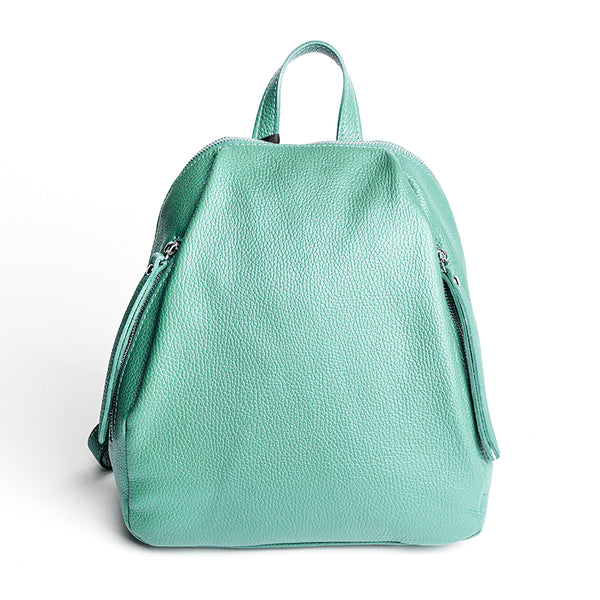 ZIP AM - tiffany dollar leather backpack