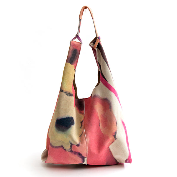 LE SAC - borsa in suede multicolore