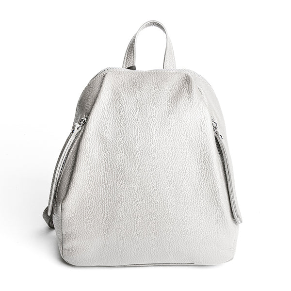 ZIP - zainetto in pelle dollaro latte