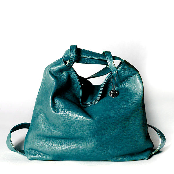 VENICE - Oil Dollar Leather Backpack/Bag