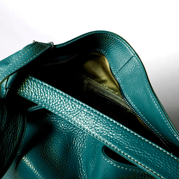 VENICE - Oil Dollar Leather Backpack/Bag