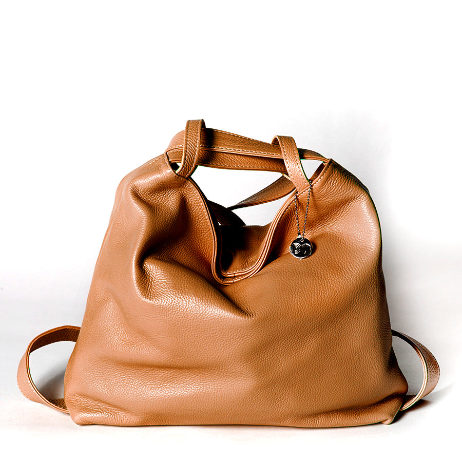 VENICE - Leather Backpack/Bag in Dollar Leather