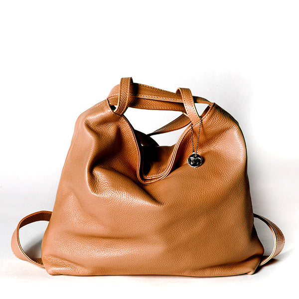 VENICE - Leather Backpack/Bag in Dollar Leather