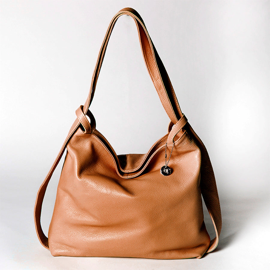 VENICE - Leather Backpack/Bag in Dollar Leather