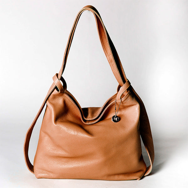 VENICE - Leather Backpack/Bag in Dollar Leather