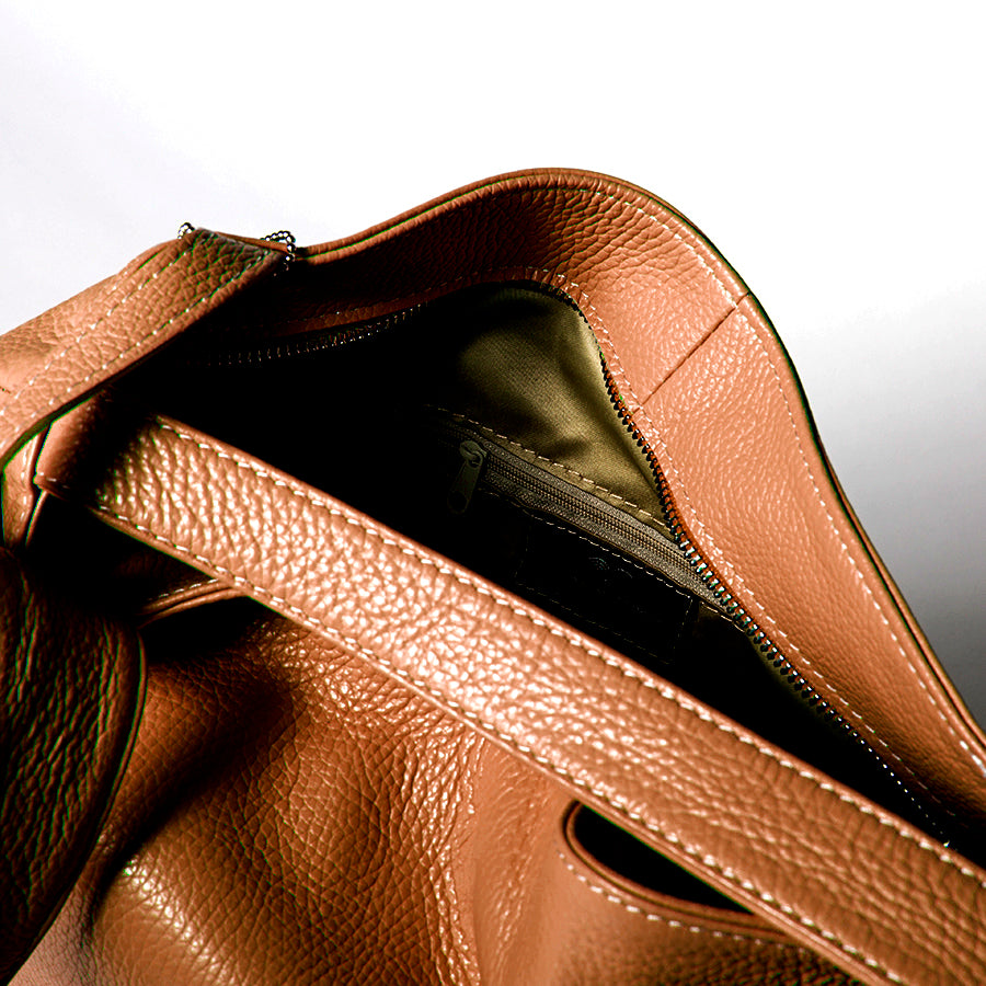 VENICE - Leather Backpack/Bag in Dollar Leather