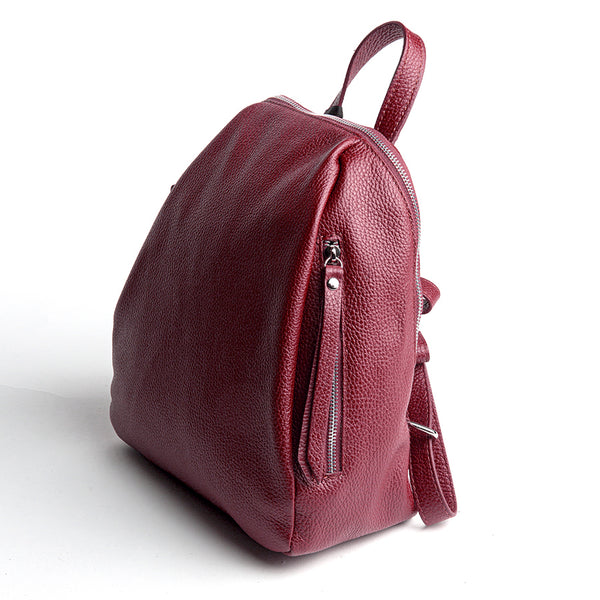 ZIP - zainetto in pelle dollaro rubino