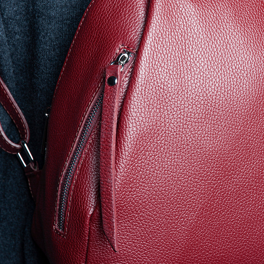 ZIP - ruby dollar leather backpack