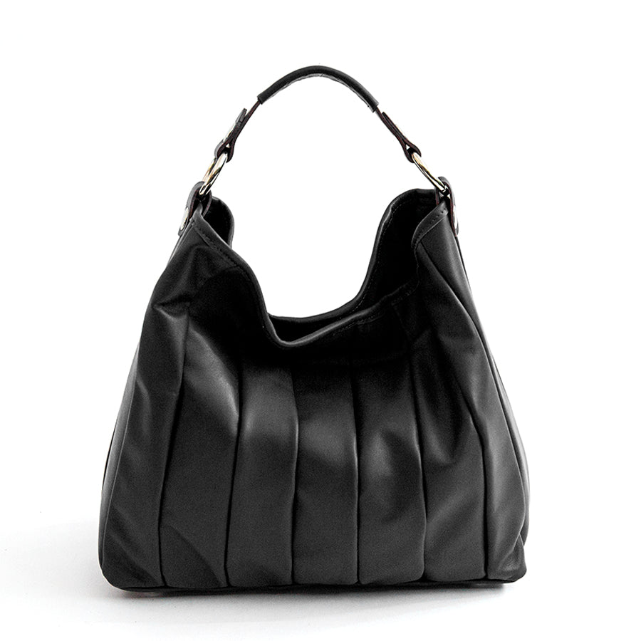 TESSA SMALL - Black quilted nappa leather bag