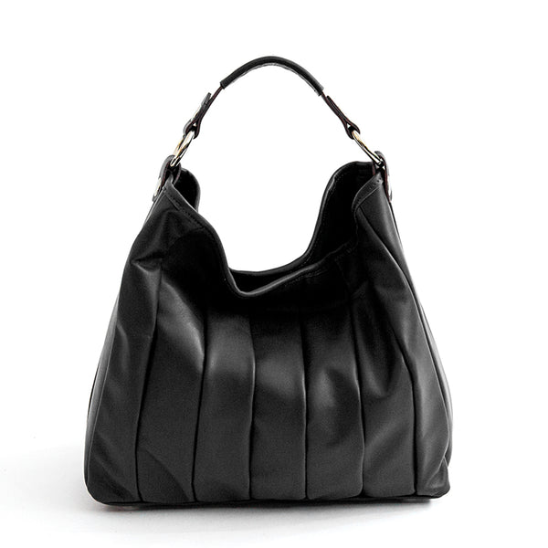TESSA SMALL - Black quilted nappa leather bag