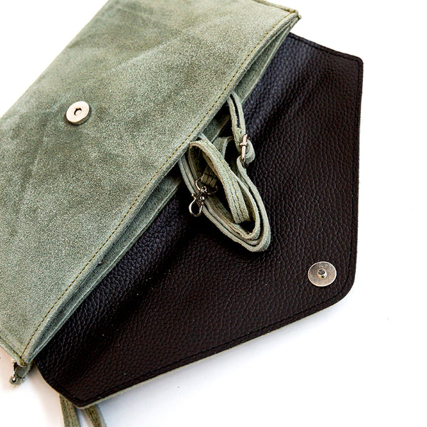 BAG - Postina in suede sage