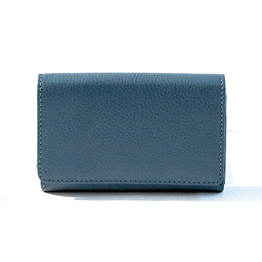 SMALL WALLET in avio dollar leather