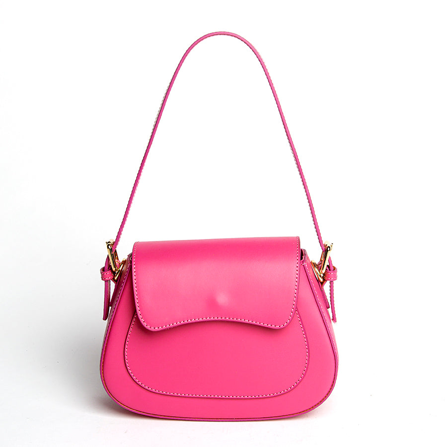 BARBIE - Elegant Fuchsia Leather Postina