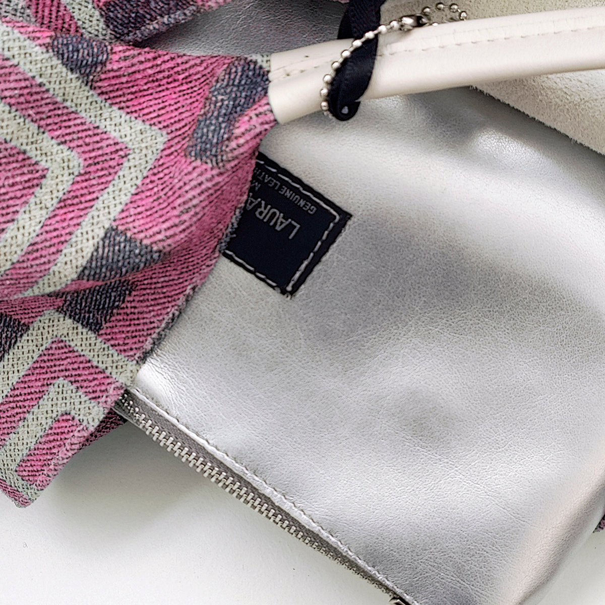 FANTASY SAC - Borsa in Tessuto Rosa Stampata