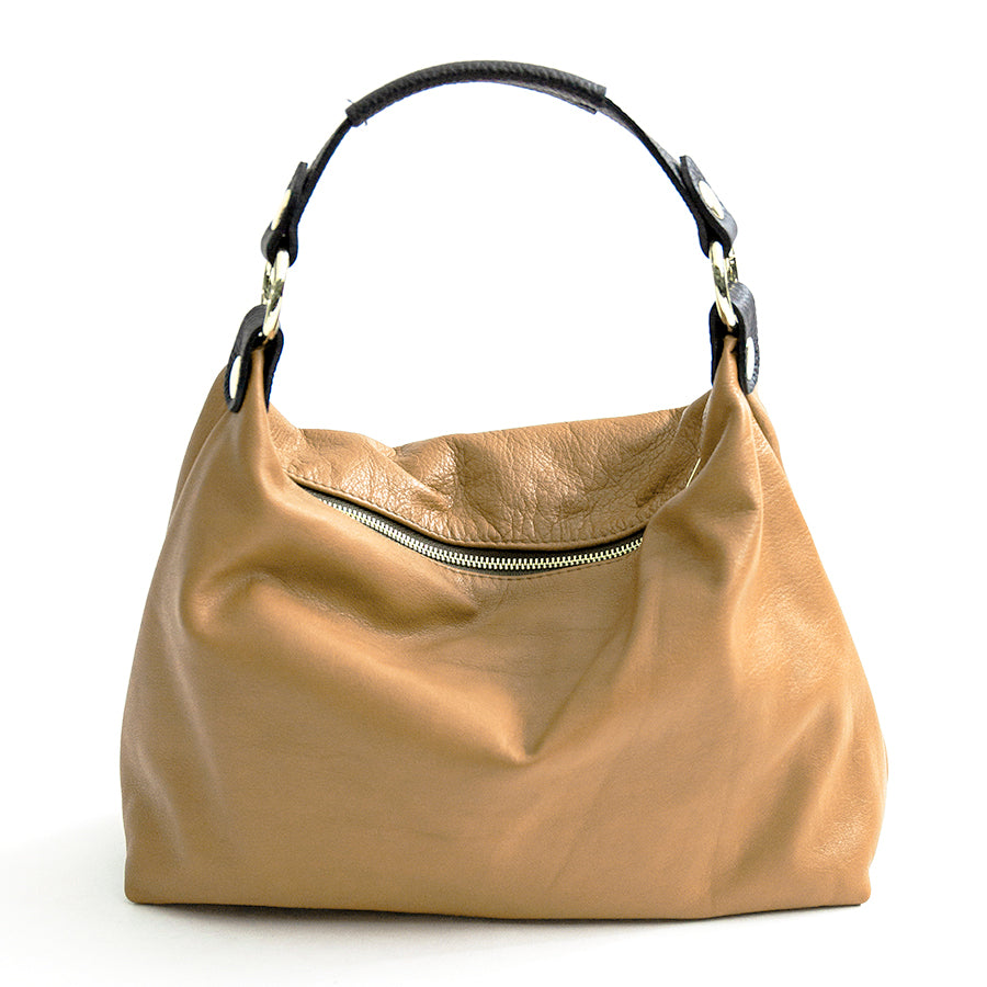 DEMY IT - Sand Nappa Leather Bag