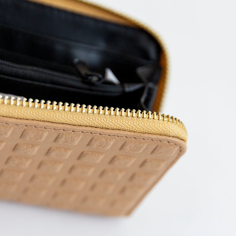 Medium Biscuit Leather Wallet