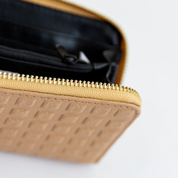 Medium Biscuit Leather Wallet