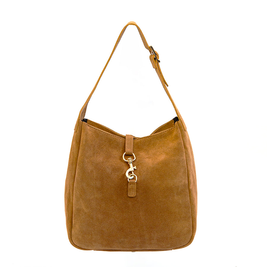 MEG AM - Camel Suede Bag