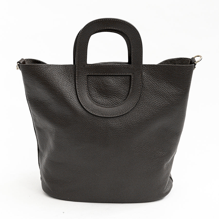MOLLY - Soft Black Leather Bag