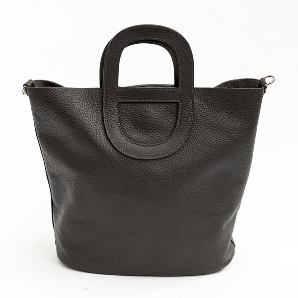 MOLLY - Soft Black Leather Bag
