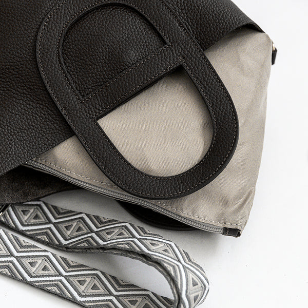 MOLLY - Soft Black Leather Bag