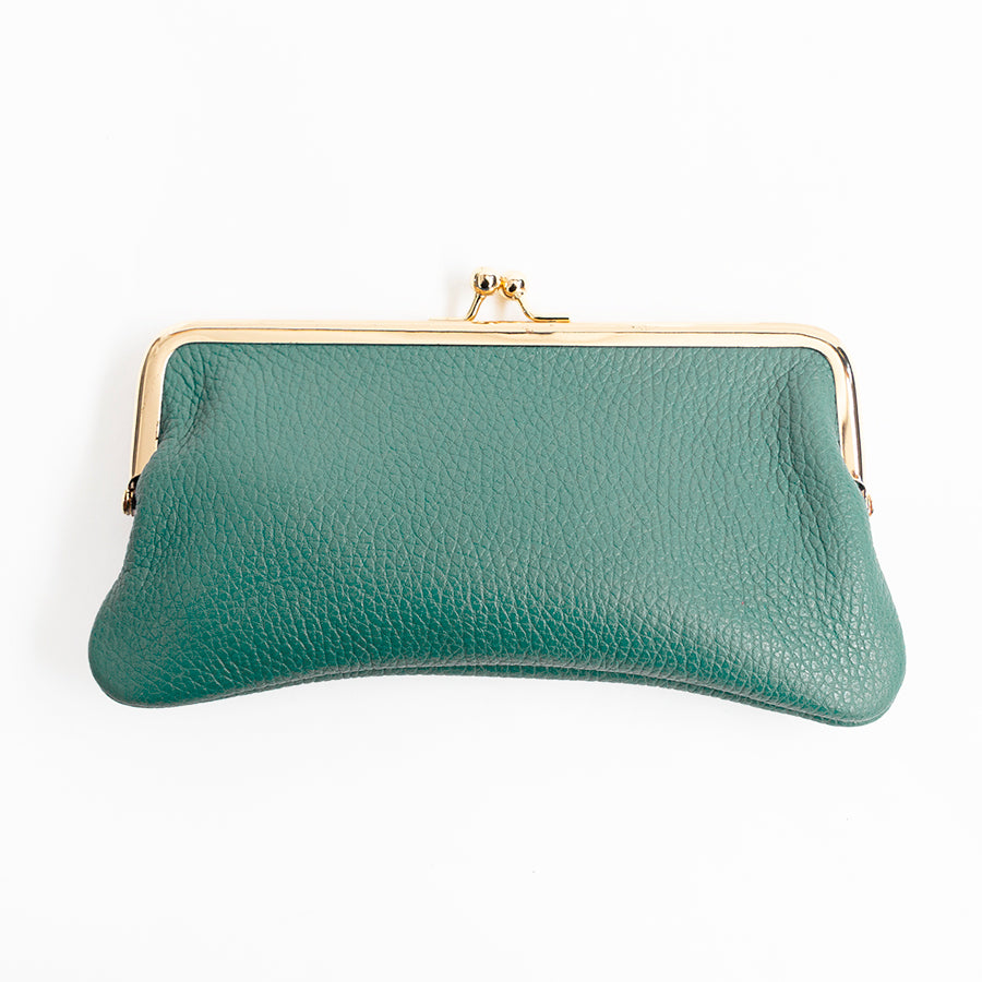 GLASSES CASE - Mint Leather