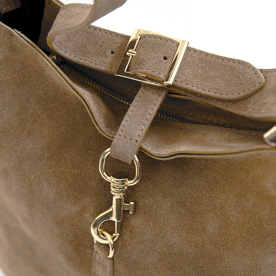 MEG - Sand Suede Bag