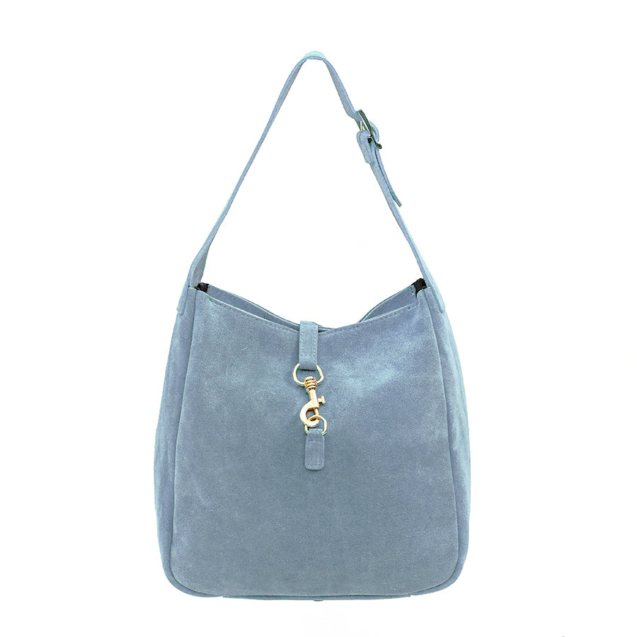 MEG - Blue Suede Bag