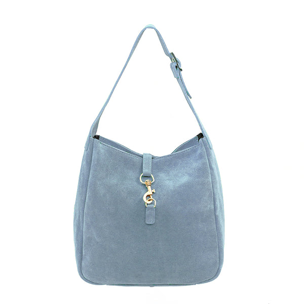 MEG - Blue Suede Bag