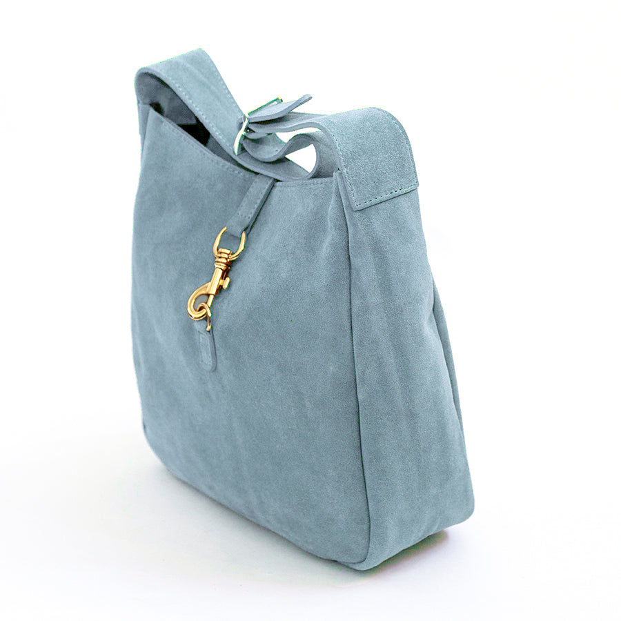 MEG - Blue Suede Bag