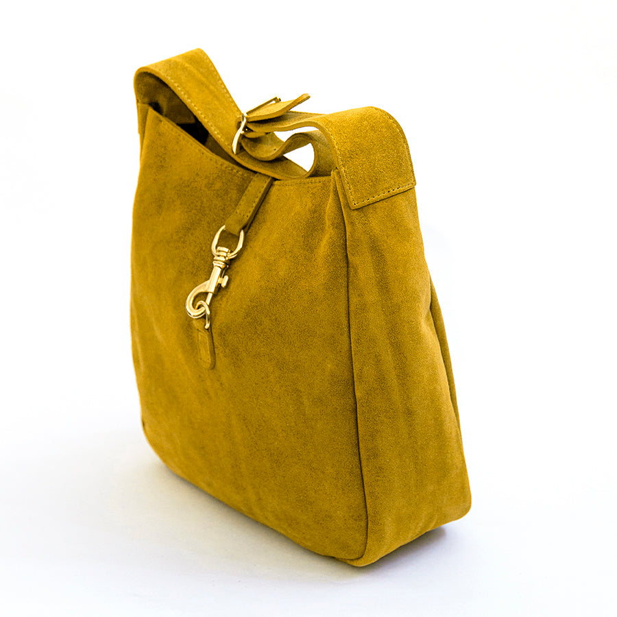 MEG - Yellow Suede Bag