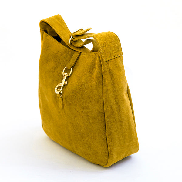 MEG - Yellow Suede Bag