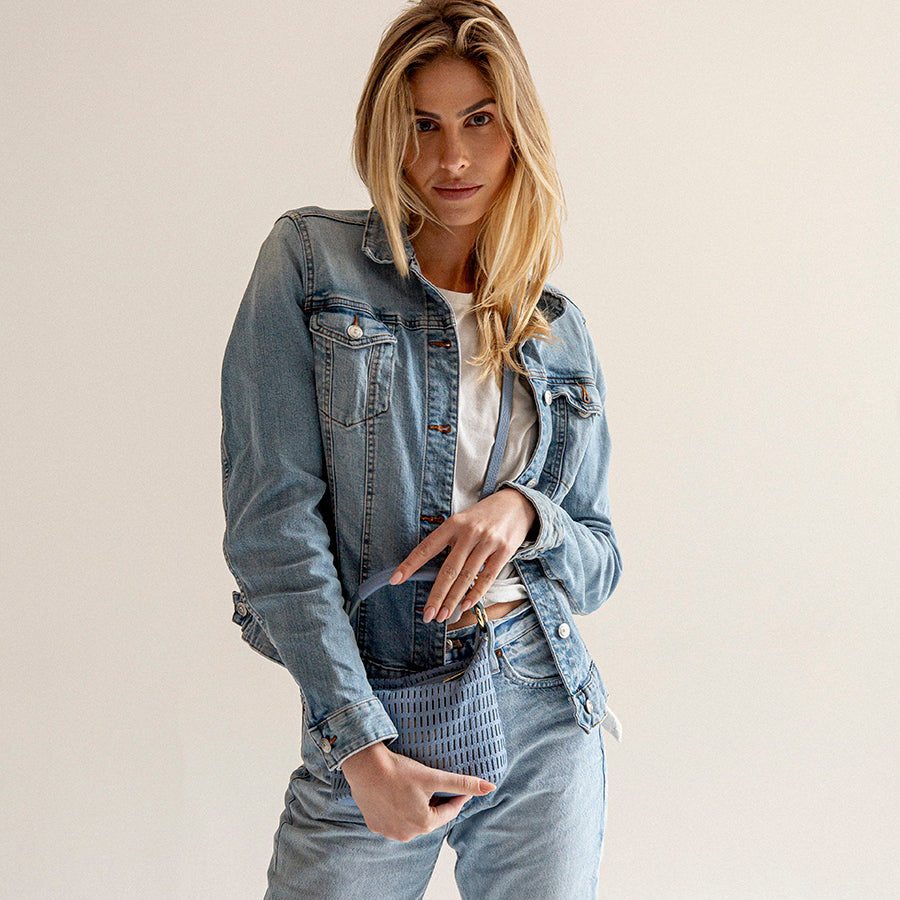 MIAMI MINY - Sacca in pelle forata avio