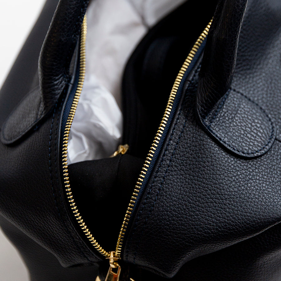 TRIP - Midnight Blue Leather Duffle Bag