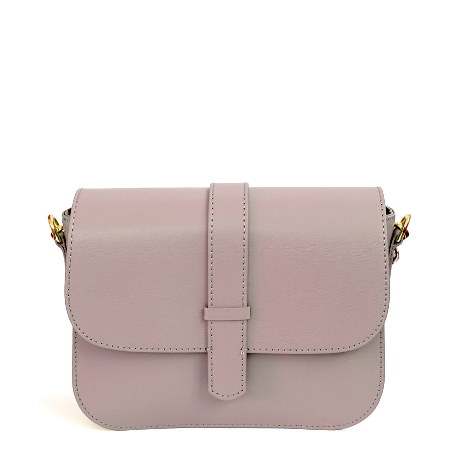 ADIMA - Saffiano leather bag in blush