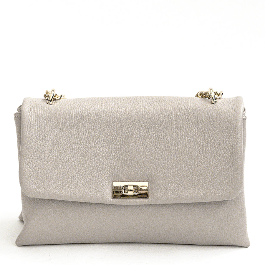 OLIMPIA - Milk Leather Shoulder Bag