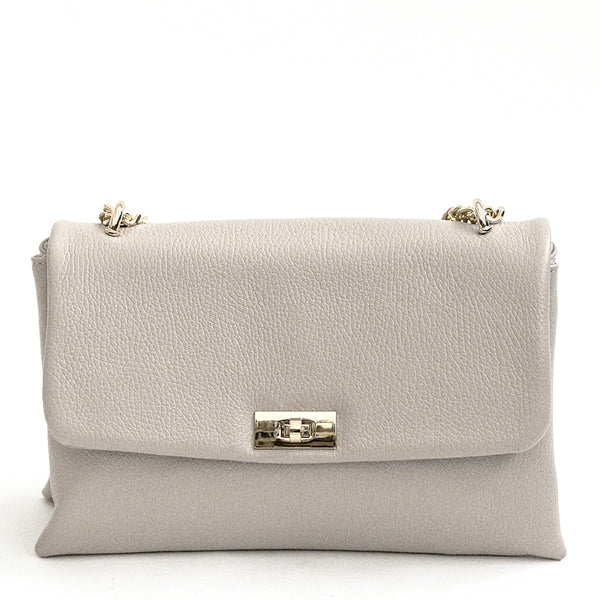 OLIMPIA - Milk Leather Shoulder Bag